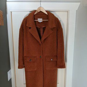 Guess Clinton Oversized Textured Coat - M